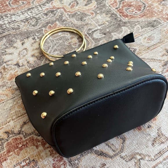 Melie Bianco studded clutch purse - Picture 3 of 7